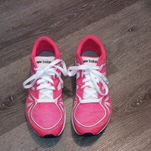 New Balance Hot Pink and White Women's Sneakers